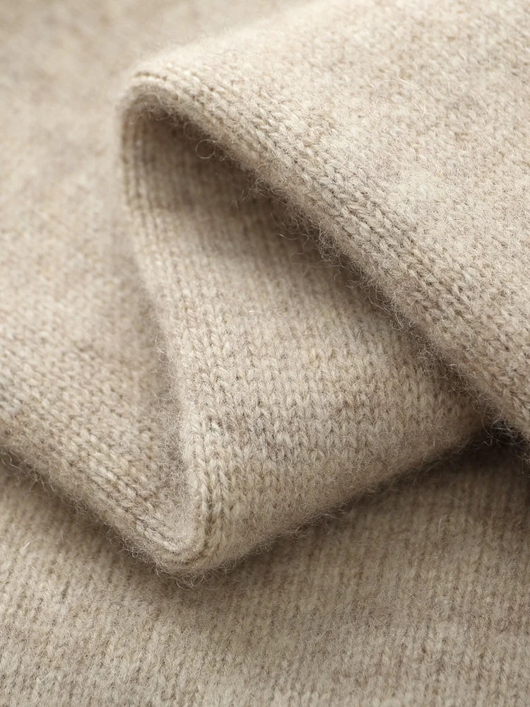 Choice High Quality Men Zipper Wool Cardigan Cashmere Sweater Autumn Winter Thick Smart Casual 100% Merino Wool Knitwear Tops