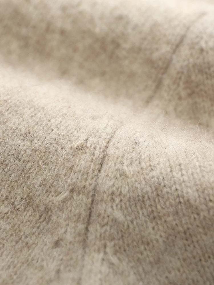 Choice High Quality Men Zipper Wool Cardigan Cashmere Sweater Autumn Winter Thick Smart Casual 100% Merino Wool Knitwear Tops